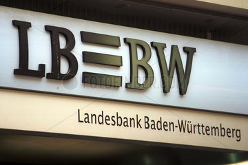 Stuttgart  das Firmenlogo der Landesbank Baden-Wuerttemberg