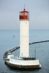 Odessa  Leuchtturm an der Einfahrt zum Hafen