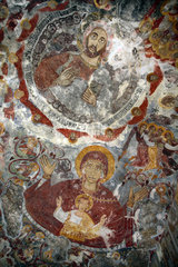 Trabzon  Wandmalerei im Kloster von Sumela