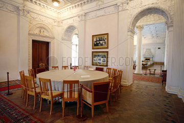 Liwadija  ein Raum des Weissen Palastes  Ort der Jalta-Konferenz
