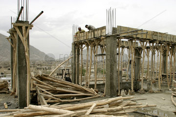 Baustelle in Kabul