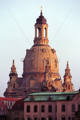 Dresden  die Kuppel der wiederaufgebauten Frauenkirche