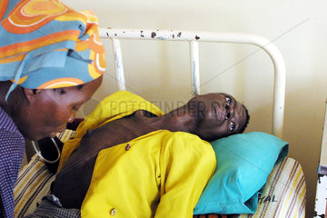 Aidspatientin im St. Lukes Hospital  Bulawayo.