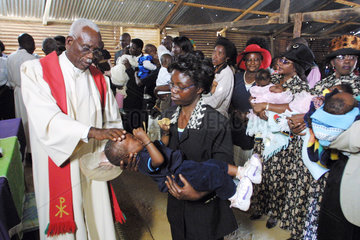 Christliche Taufe in Katutura  Windhoek (Namibia)