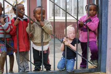 Aidswaisen in einem Kindergarten in Namibia
