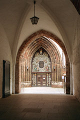 Stralsund  das Eingangstor der Nikolaikirche