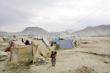 Fluechtlingslager Khairkhana in Kabul.