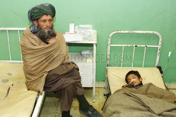 Patienten im Kinderhospital Indra Gandhi  Kabul.