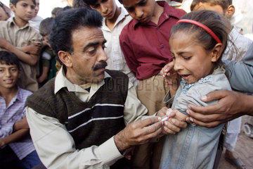 Impfkampagne im Erdbebengebiet Muzaffarabad
