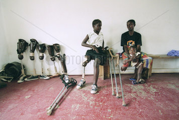 Orthopaedische Werkstatt in Luanda  Angola.