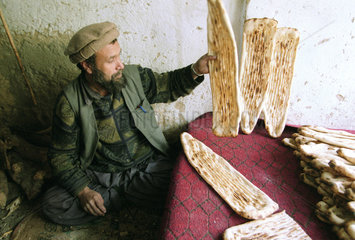 Brotverkauf in Kabul.