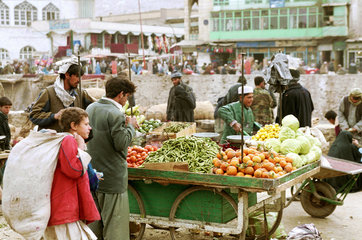 Gemuesemarkt in Kabul