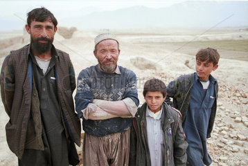 Arbeiter einer Ziegelei in Kabul.