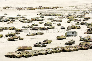Panzerfriedhof bei Kabul