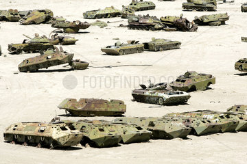 Panzerfriedhof bei Kabul