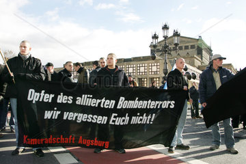 NPD Aufmarsch in Dresden