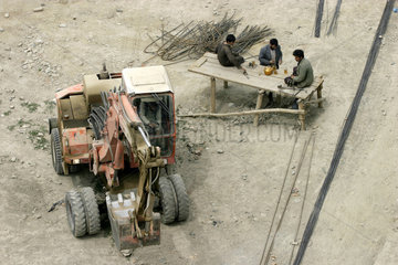Baustelle in Kabul