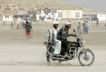 Motoradfahren als Freizeitgestaltung in Kabul