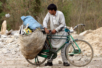 Muellverwertung in Pakistan