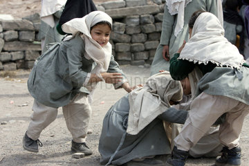 Schule im Erdbebengebiet Pakistan