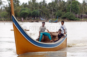 Probefahrt eines traditionellen Fischerbootes