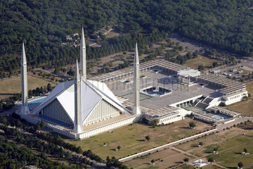 Luftaufnahme der Faisal Mahjid Mosque