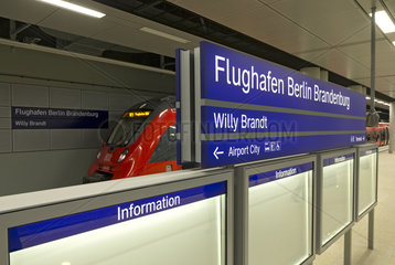 Bahnhof Flughafen Berlin Brandenburg BER