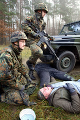 Deeskalationsausbildung bei der Bundeswehr