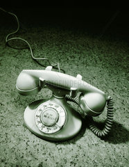 Antikes weisses Telefon
