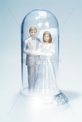 Symbolfoto eines Brautpaares
