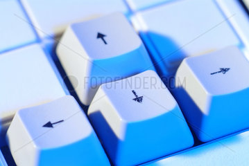Pfeil-Tasten einer Tastatur