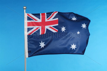 Hamburg  die Nationalflagge von Australien