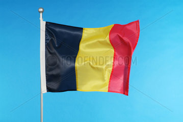 Hamburg  die Nationalflagge von Belgien