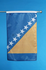 Hamburg  die Nationalflagge von Bosnien und Herzegowina