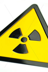 Warnschild Radioaktivitaet