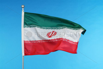 Hamburg  die Nationalflagge des Iran