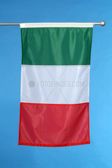 Hamburg  die Nationalflagge von Italien