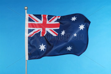 Hamburg  die Nationalflagge von Australien