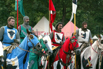 Ritterturnier auf dem Mittelalterfest in Telgte