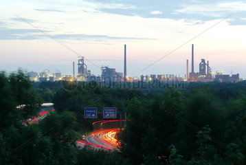 Industrielandschaft in Duisburg  Ruhrgebiet