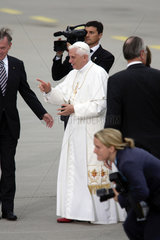 Weltjugendtag  Abflug von Papst Benedikt XVI.