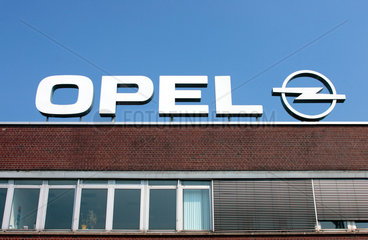 OpelLogo am Opel Werk Bochum  Werk 2