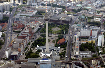 Berlin/Alexanderplatz/Luftbild