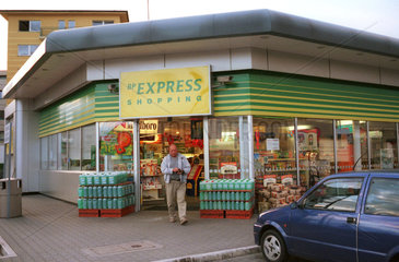 Shop einer BP-Tankstelle in Poznan  Polen