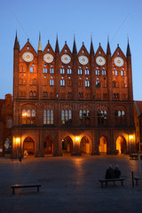 Stralsund  das Rathaus am Alter Markt