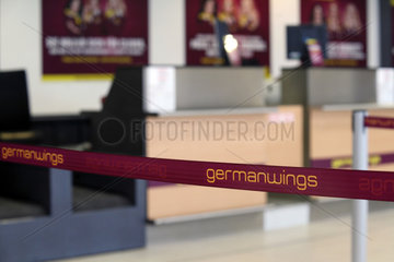 Schoenefeld  Deutschland  Wartebereich vor dem Check-in von Germanwings