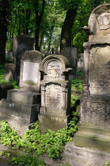 Polen  Krakau  Juedischer Friedhof in Kazimierz