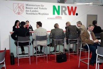 NRW Ministerium Messestand auf der Messe Railtec