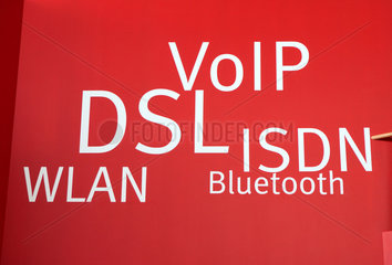 VoIP  DSL  ISDN  WLAN  Bluetooth