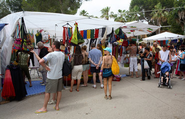 Ibiza  Hippiemarkt in Es Canyar  Punta Arabi